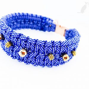 Plavo Bijelo - Paracord Wide plus ogrlica