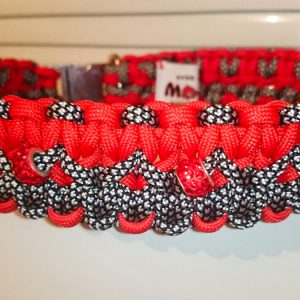 Red Diamond - Paracord Wide plus ogrlica