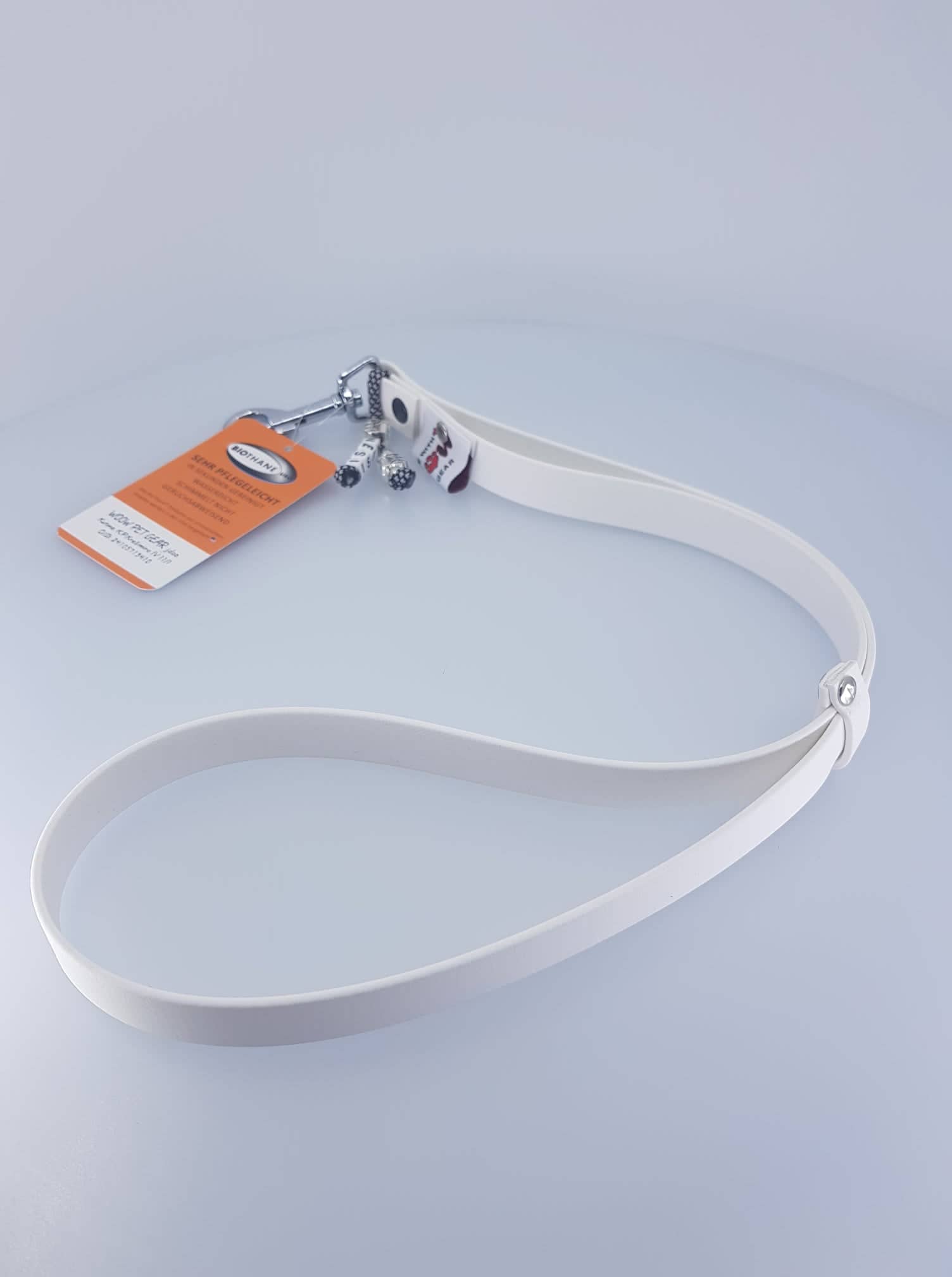 Bijeli - BioThane salonski povodac