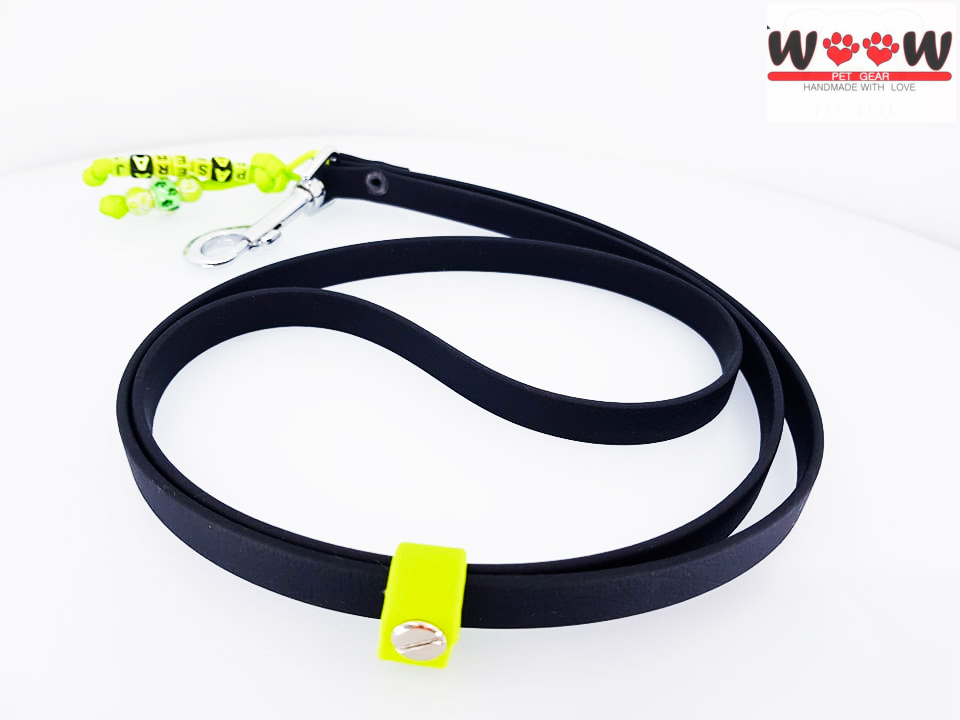 Crni - BioThane salonski povodac