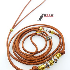 Brown - Paracord izložbeni povodac