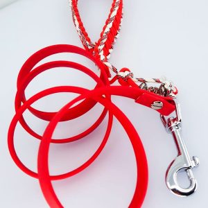 Crvena - BioThate & Paracord povodac