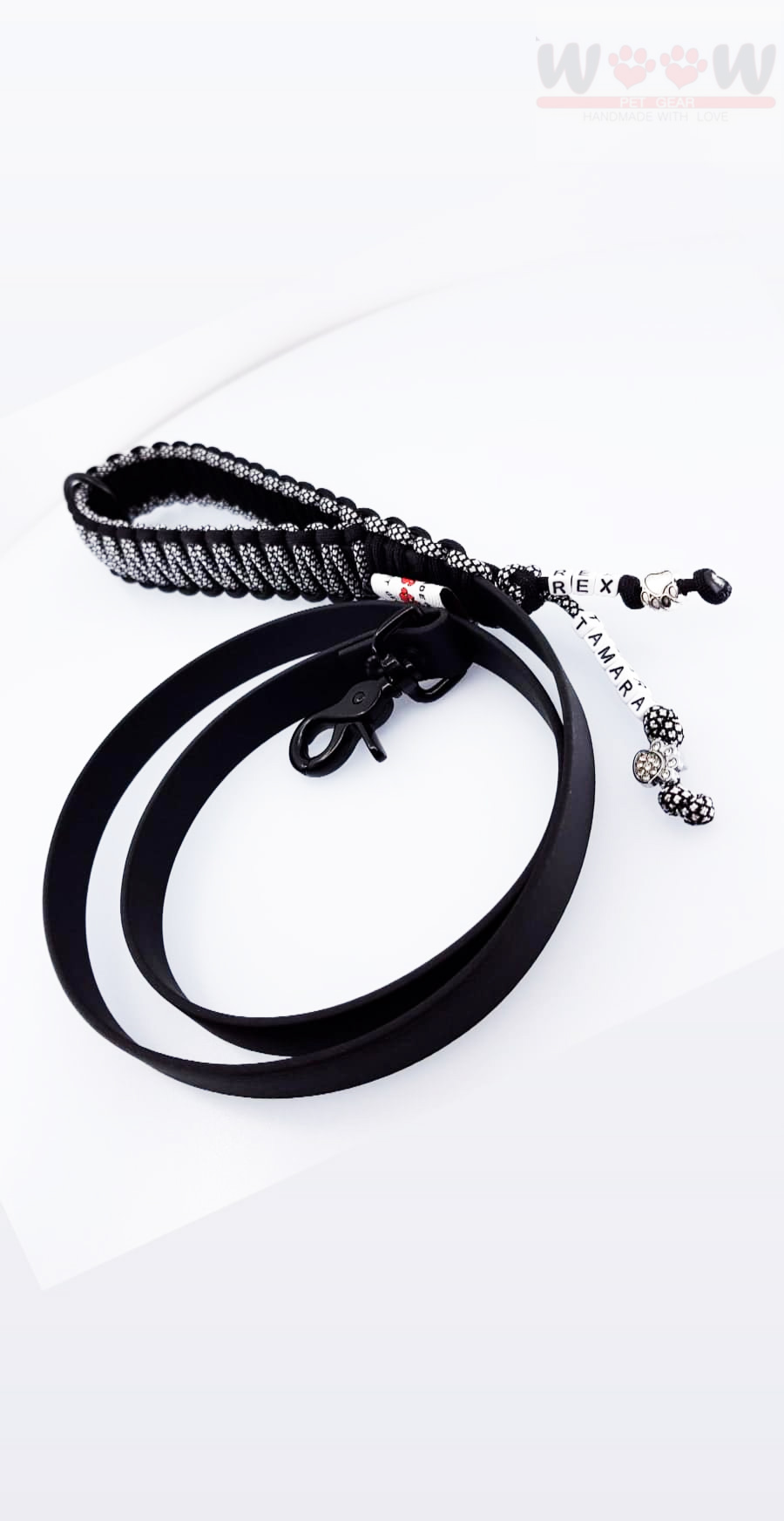 biothane + paracord diamond Diamond - BioThane & Paracord povodac
