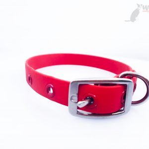 Crvena - Beta BioThane Basic ogrlica