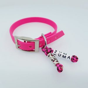 Pink - Beta BioThane Basic ogrlica