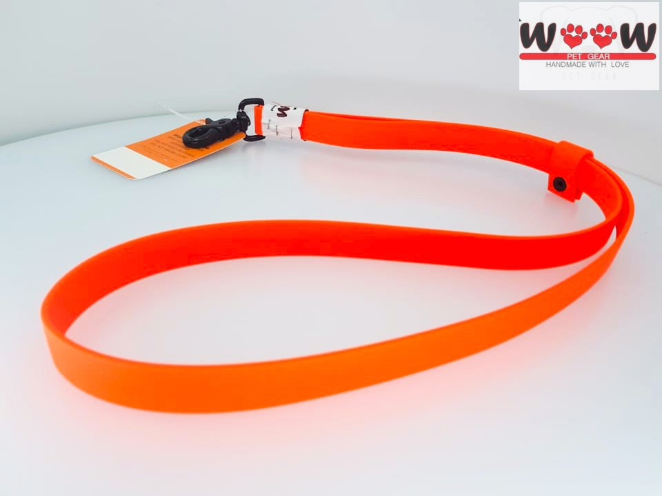 Orange - BioThane salonski povodac