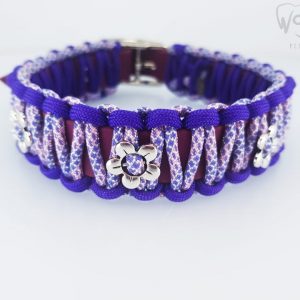 Violet - BioThane Plus ogrlica