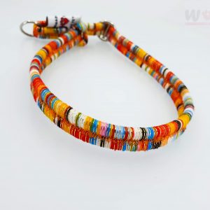 Orange Glitter - BOHO Slip ogrlica