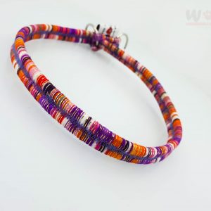 Pink Glitter - BOHO Slip ogrlica